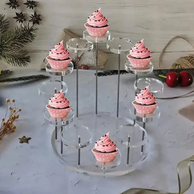 Stand Cup Cake Cake Display Tier Cake Stand Cake Display Stand Display Kue Bahan Akrilik