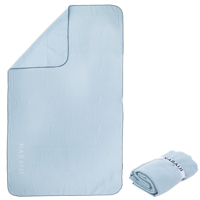 ASLI DECATHLON NABAIJI HANDUK RENANG MIKROFIBER UK L - ABU-ABU - 8575284 KODE 835