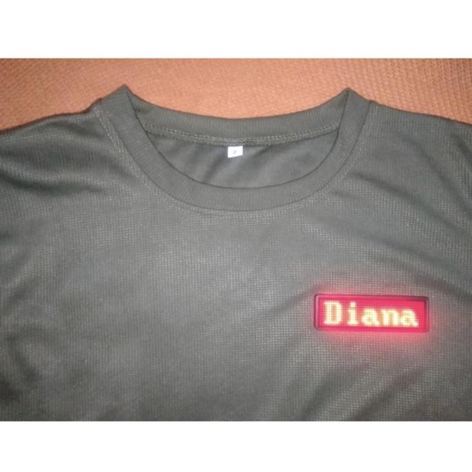 

Sale Led Running Text Display Nme Tag - Bisa Request Custom Tulisan