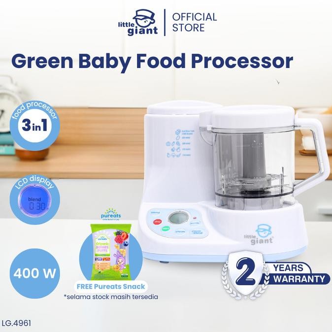 Promo Little Giant Green Baby Food Processor | Food Processor Mpasi | Baby Food Maker