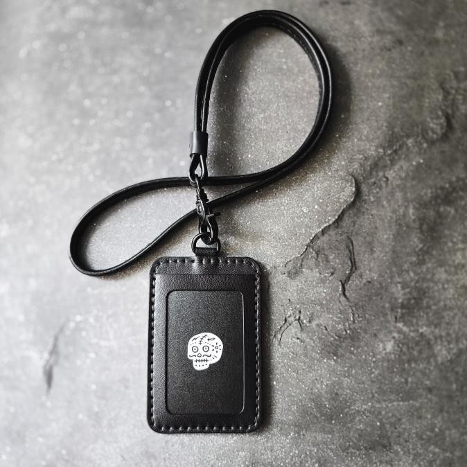 

Sale Bds Cambridge - Handcrafted Leather Lanyard Id Card Holder, Triple Slot
