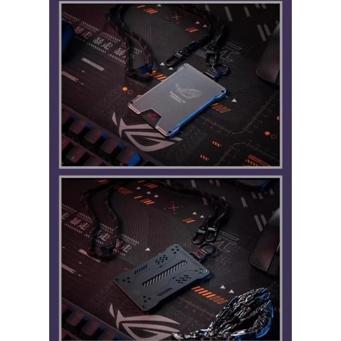 

Grosir Asus Rog Name Tag Aluminium Frame Id Card Holder Authentic Case With Lanyard