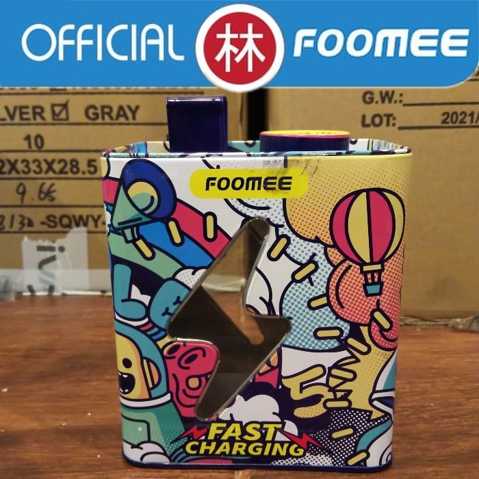 OBRAL Toples Kaleng Kosong Bekas Kabel / Charger / Earphone - Foomee