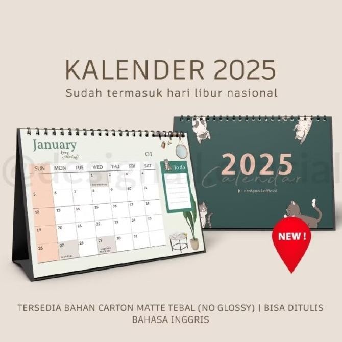 

Sale Kalender 2025 Meja Duduk Aesthetic Spiral Hm