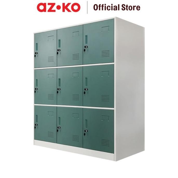 

Murah Azko Masterspace Loker 9 Pintu Sl-A9 - Hijau Tosca