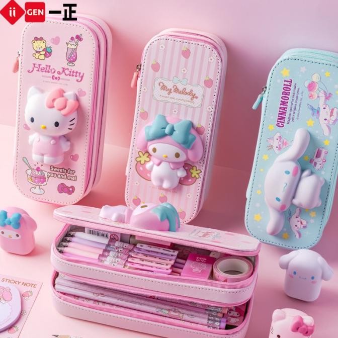 

Promo Tempat Pensil 3D Squishy Sanrio Pencil Case Cinnamoroll Kuromi Melody