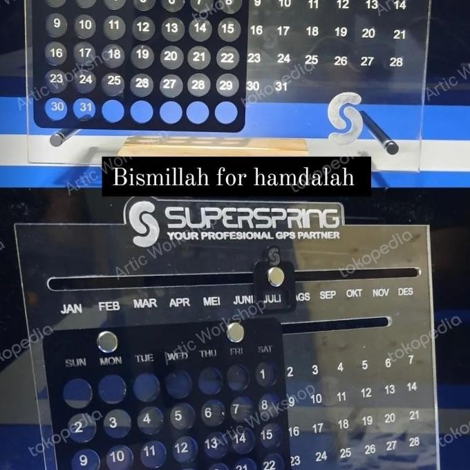 

Murah Calender Abadi Custom Led Dan Bingkai