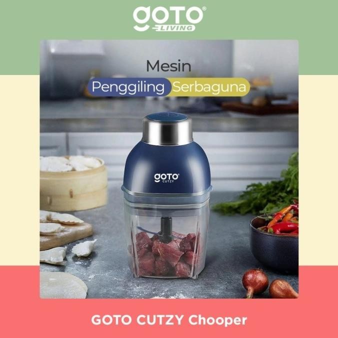 Goto Cutzy Blender Mesin Penggiling Chopper Daging Bumbu Multifungsi