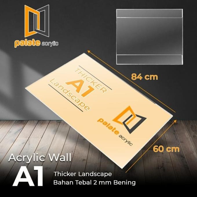 

Sale Akrilik Wall A1 / Acrylik / Thicker / Akrilik Dinding Brosur 2Mm
