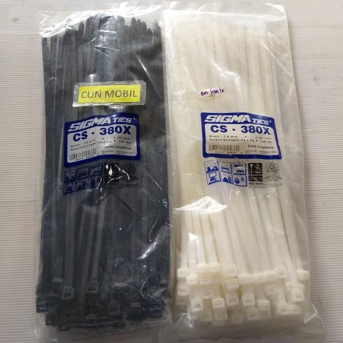 

Sale Kabel Ties Insuloc 380X 38 Cm Merk Sigma Ties Harga Per Pack Isi 100Pc