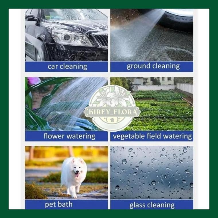 Sepaket Semprotan Selang Air 20 25 Meter Selang Taman Cuci Motor Mobil