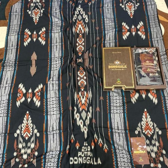 Spesial Sarung Tenun Donggala Sge A1 - Songket Timbul Kain Berkualitas Tinggi Dan 100% Asli - Rayon,