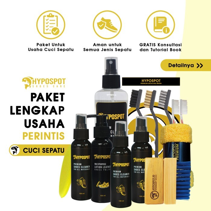 Hypospot Paket Usaha Untuk Perintis - Paket Usaha Laundry Sepatu Murah