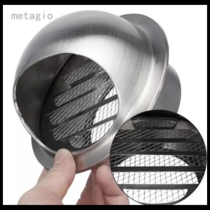 End Ducting 4" Grill Flexible Ducting 4 Inc/Penutup Ventilasi Cerobong