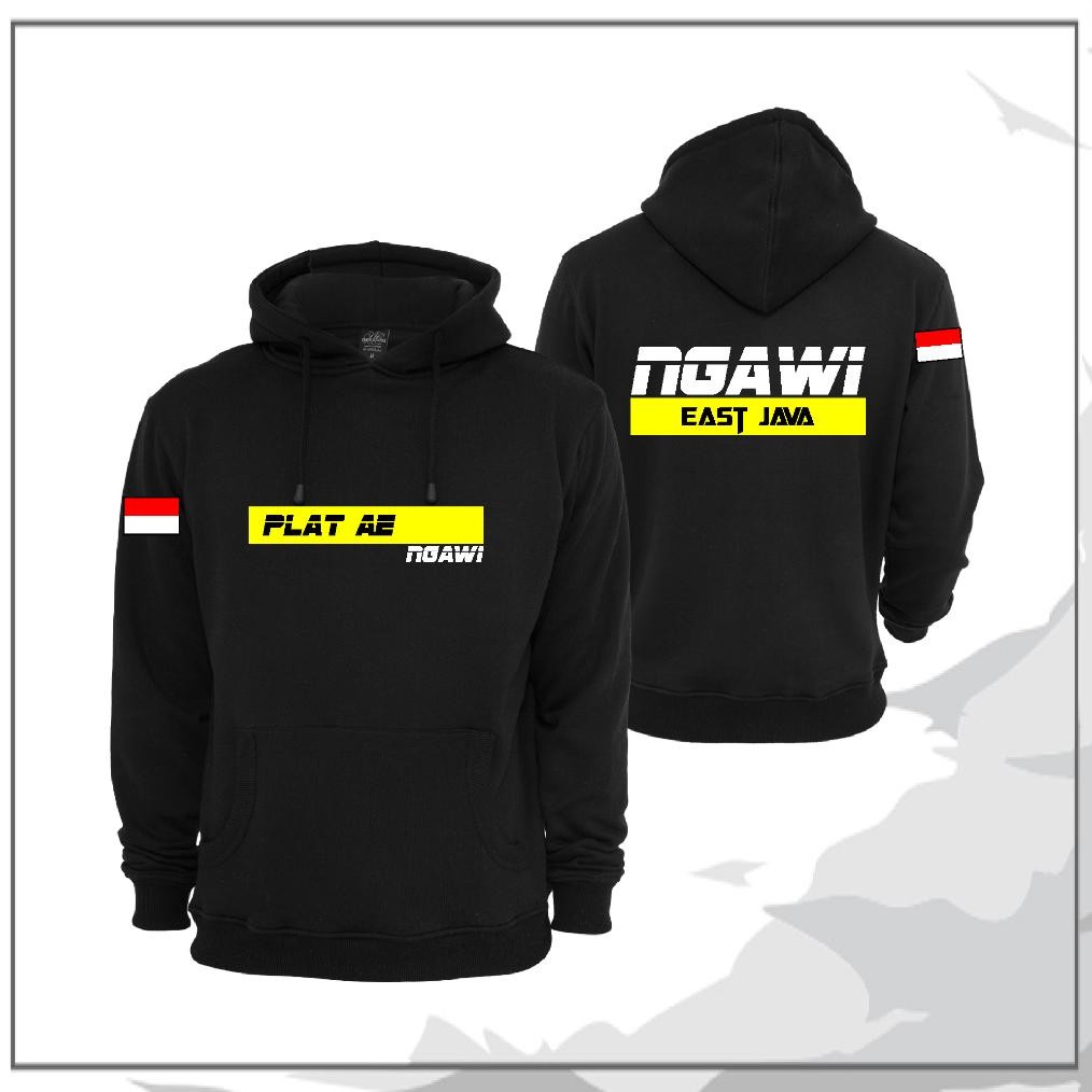 Jaket Hoodie Sweater Plat Ae Ngawi