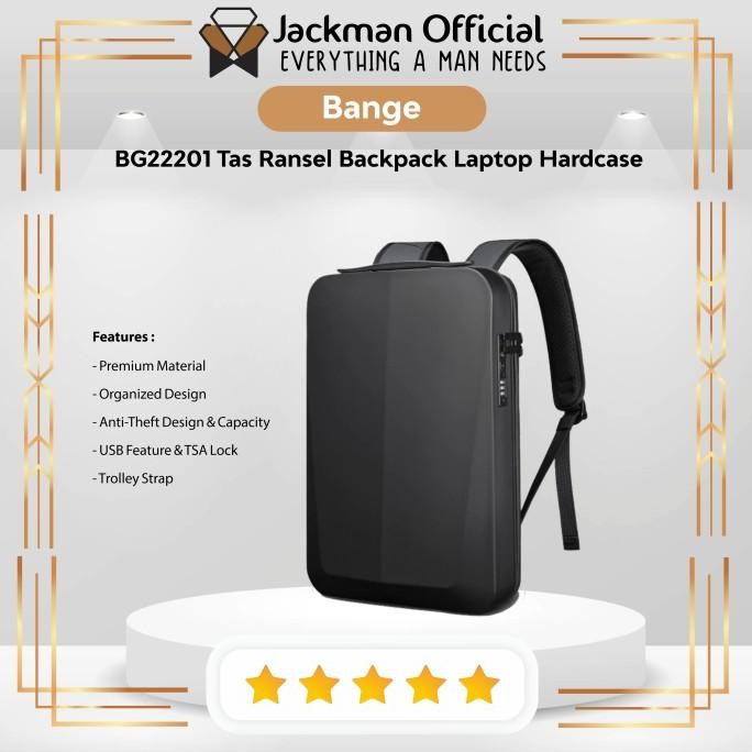 Bange Bg22201 Tas Ransel Backpack Laptop Hardcase Usb Tsa 15.6 Inch Yoladwiputrii