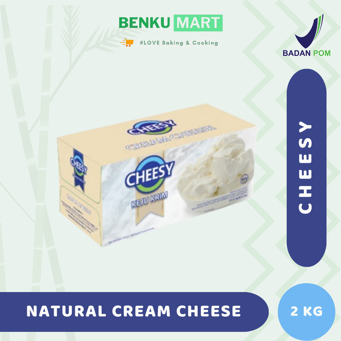 

Cheesy NATURAL Cream Cheese 1,9 kg Krim Keju 1900gr