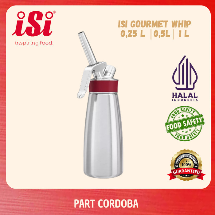 

ISI Gourmet Whipped Cream 1/4 L 1/2 L 1 L Original From Austria