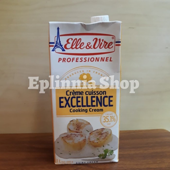 

Elle & Vire Cream Cuisson Excellence Cooking Cream 1 L - Krim Ellevire