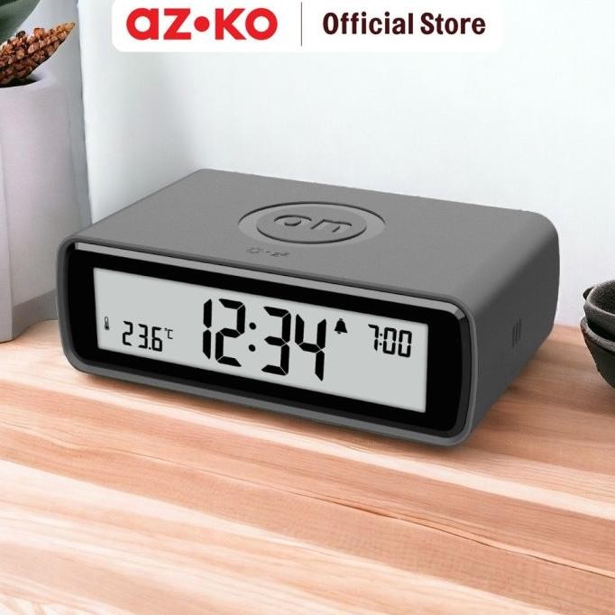 

AZKO Arthome Jam Weker Flip Alarm Clock Waker Clock Jam Alarm Digital Dekorasi Kamar Tidur - Hitam LC