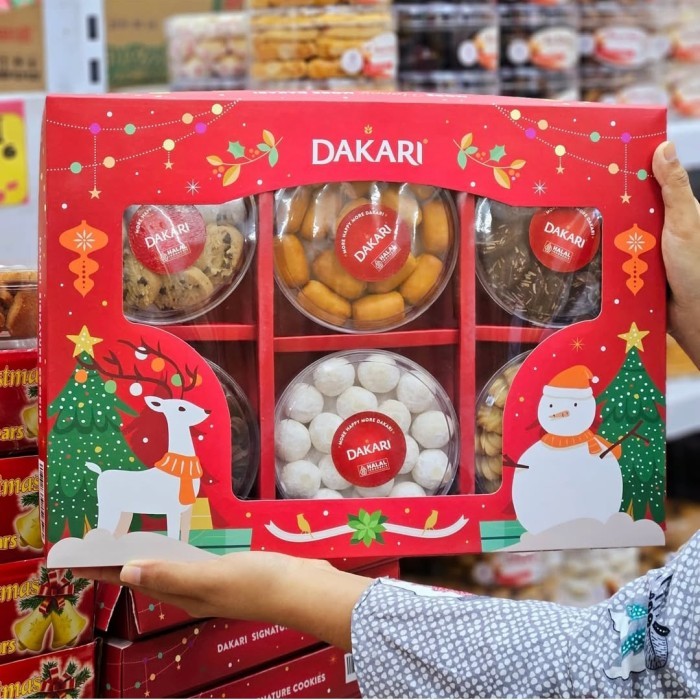 

Parcel Natal Hamper Christmas Cookies DAKARI Gift Set ( 6 Toples )