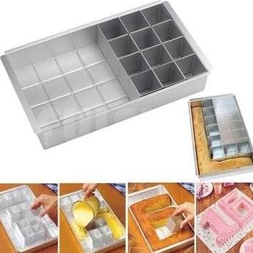 Lcp-0001 Loyang Huruf Letter Cake Pan Adjustable Cetakan Huruf Abjad Sisidwiputri