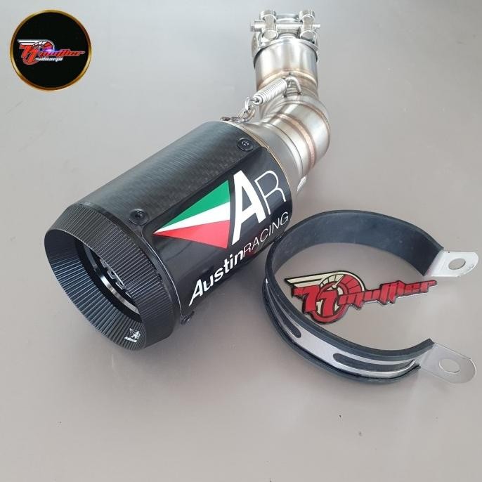 Spesial Knalpot Z900 Slip On Austin Racing Carbon Thailand Z900 Austin Racing Slip On