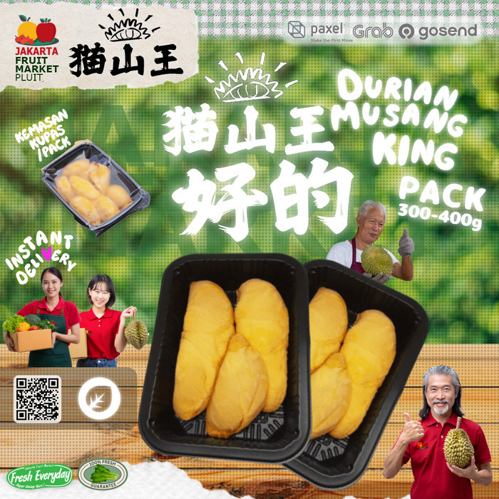 

DURIAN MUSANG KING FROZEN buah durian beku