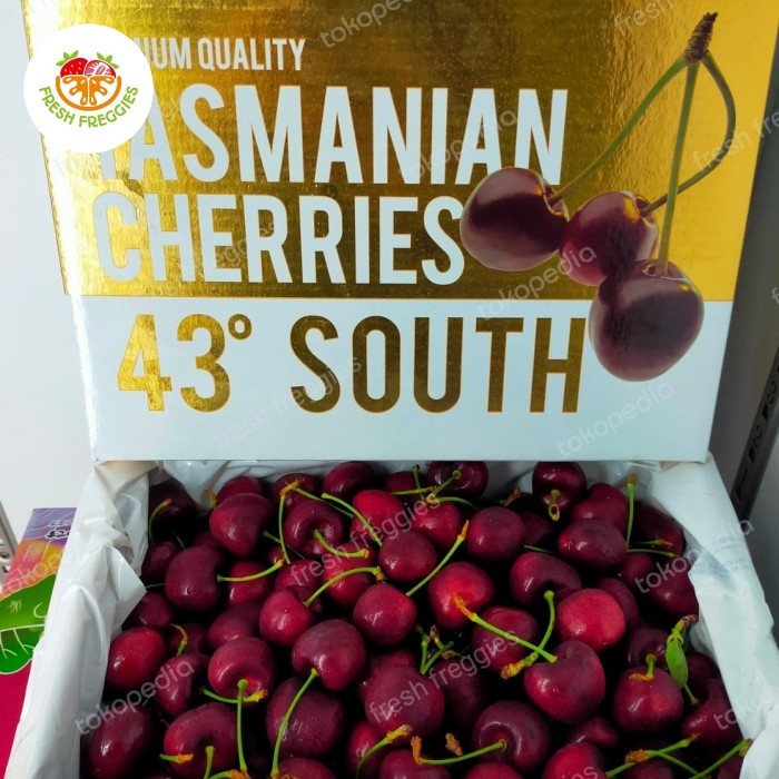 

Cherry Tasmania 43 South Buah Cherry Merah Size 3032 1 Box 2 kg