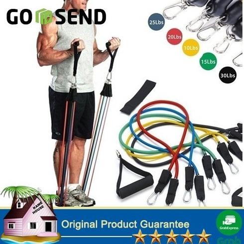 EXPANDER BAND RESISTANCE BAND + TALI KARET OLAHRAGA