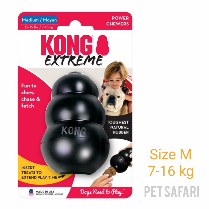 Mainan Anjing Kong Medium Extreme / K2