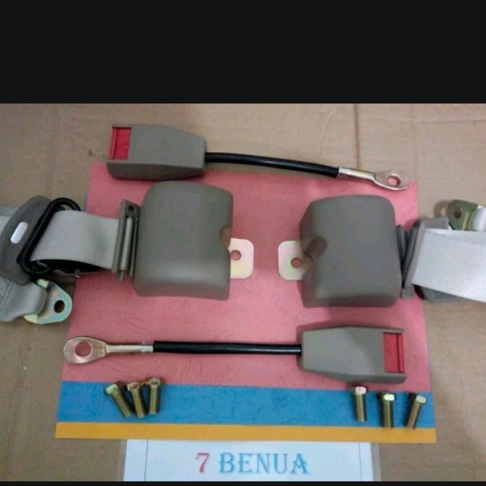 SABUK PENGAMAN SAFETY BELT SEATBELT MOBIL 3 TITIK AUTOMATIS MDL CREAM