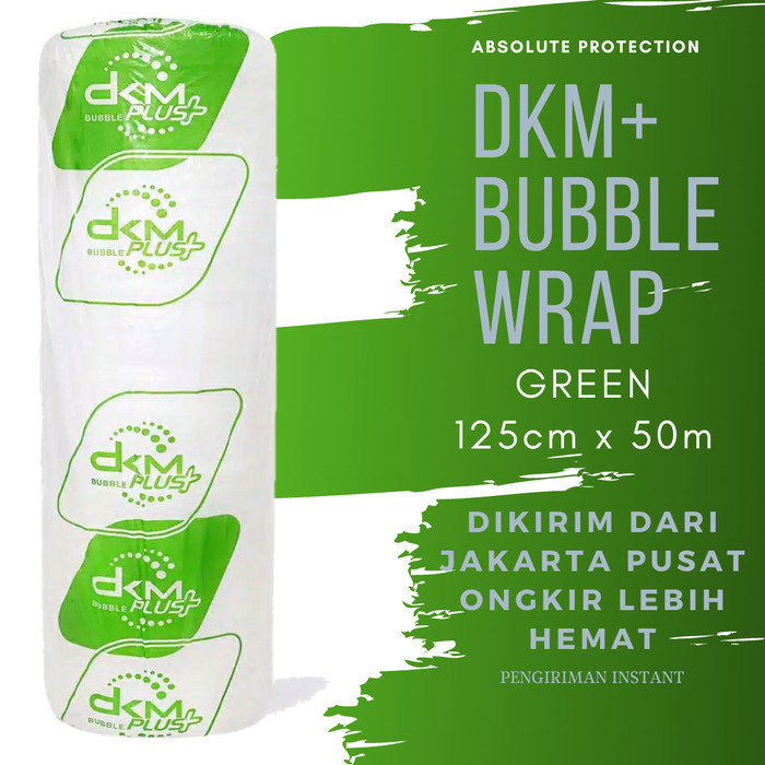 

Plastik Bubble Wrap Dkm+ Green 125Cm X 50M