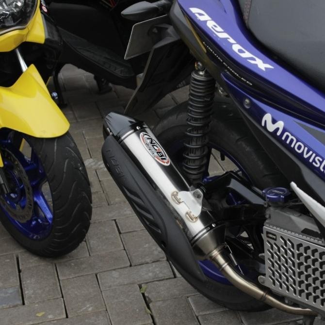 Spesial Knalpot Nobi Bold X Stainless Pcx Nmax Aerox Vario 125/150 Vario 160