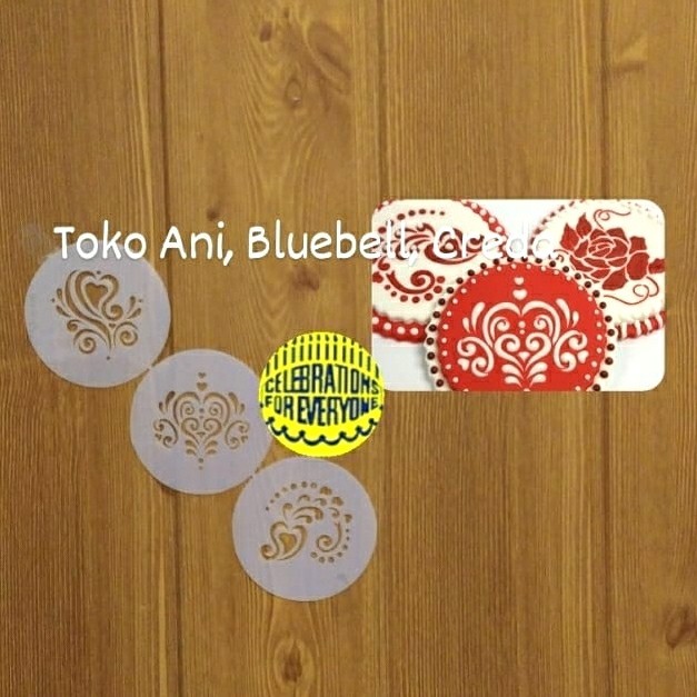 

TERBARU Designer Stencil : Mini Amore Cupcake, 5cm , set 3 BISA GOSEND!