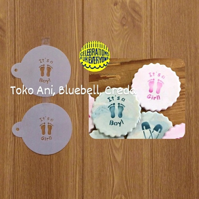 

TERBARU Designer Stencil : Mini Baby Feet Set of 2 , 7.5 cm HOT SALE!