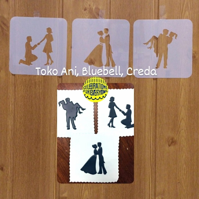 

TERBARU Designer Stencil : Stages Of Love Silhouette set of 3 , 7,5 x 8 cm BISA GRAB!