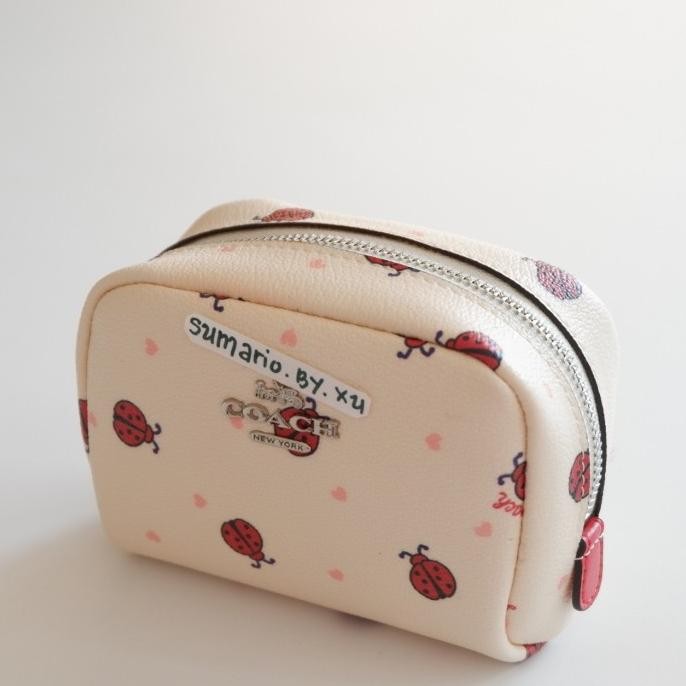 Siap Kirim CLUTCH DOMPET MINI POUCH TAS BAG KULIT ASLI COACH