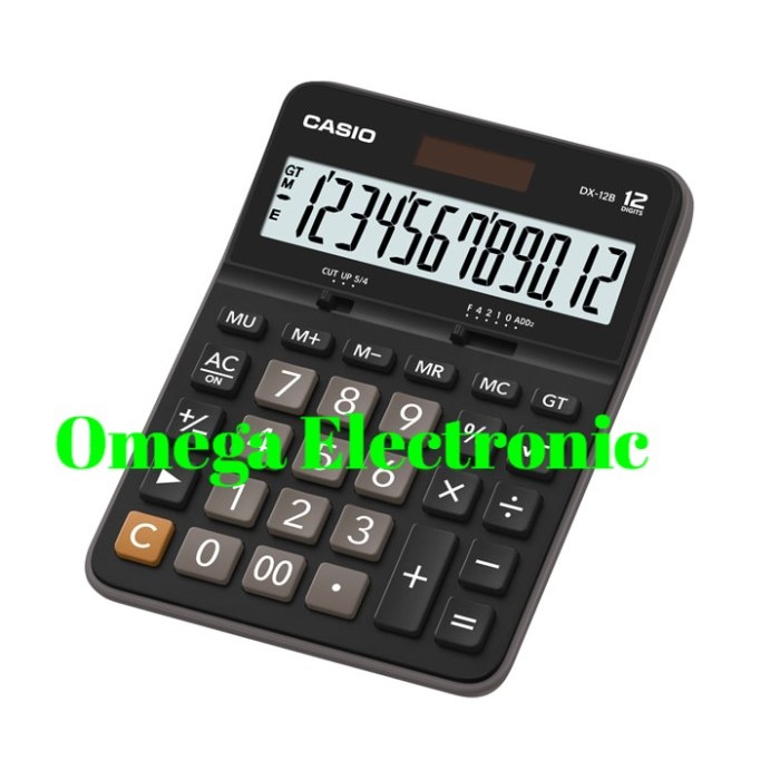 

Casio Dx 12B - Calculator Desktop Kalkulator Meja Kantor Office Dx-12B