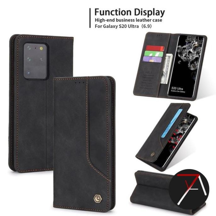 Siap Kirim Samsung S20 Ultra S20Ultra Flip Caseme POLA Dompet Kulit Cover Case