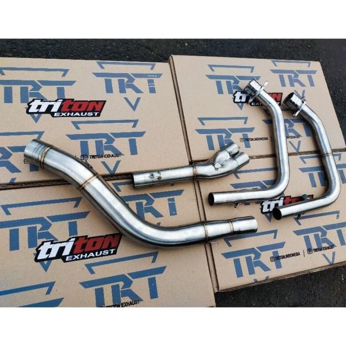 Miliki Header Knalpot Kawasaki Ninja 250 Fi/Carbu Stainless Bending Pnp