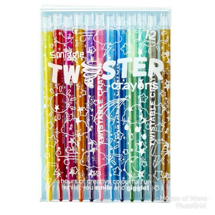

SMIGGLE TWISTER CRAYONS X12 - CRAYON SMIGGLE