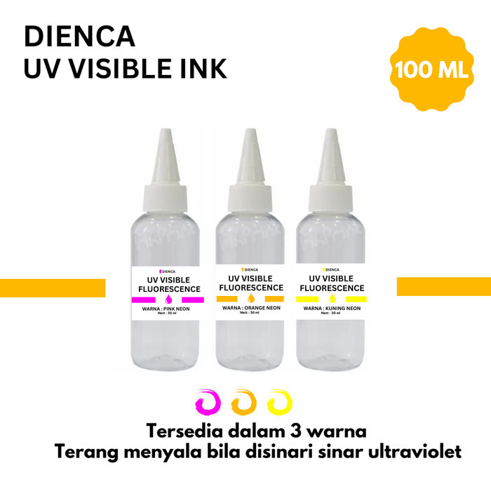 

Tinta UV Visible Fluorescence Dienca Official 100ml