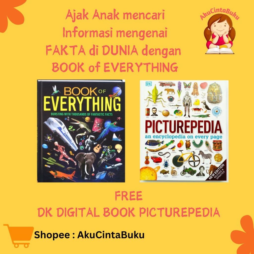 [AkuCintaBuku] Ensiklopedia Anak - Book of Everything Bursting with Thousands of Fantastic Facts FRE