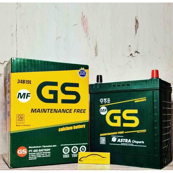 aki gs astra mf 34b19l accu aki gs mf kering xpander livina evalia asli