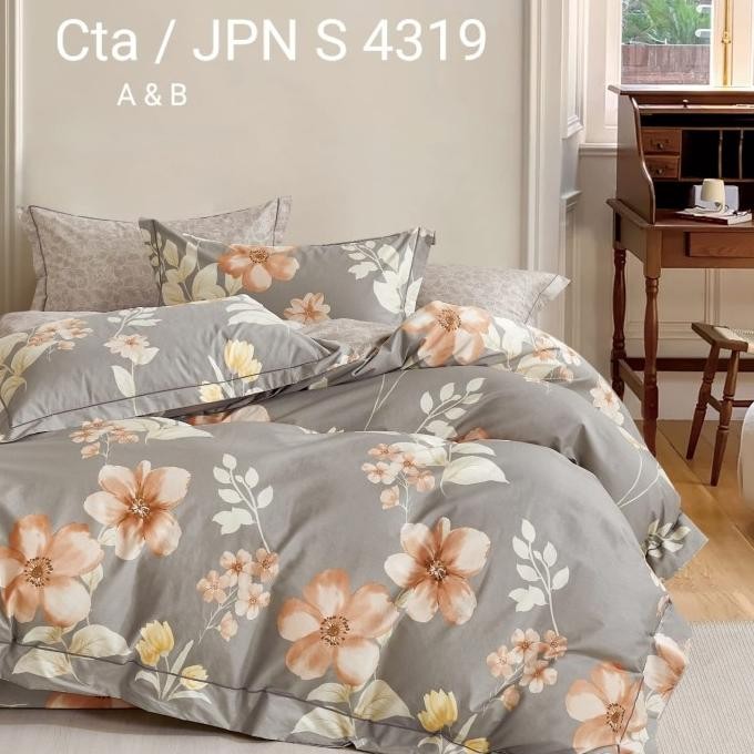 Grosir Bedcover Dan Sprei Set Katun Jepang Asli Semua Ukuran