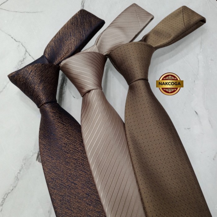 dasi coklat polos dasi coklat panjang murah dasi pesta wedding kantor