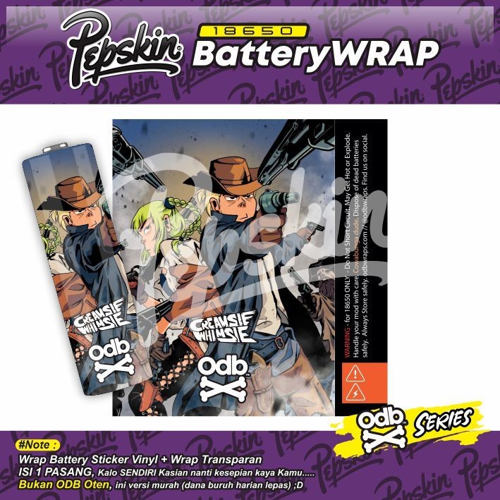 

Premium Cut - Stiker Wrap Batrei Krimsiwimsi Cw01 Garskin Stiker / Case Custom Terlaris 2PCS/ Fullbody