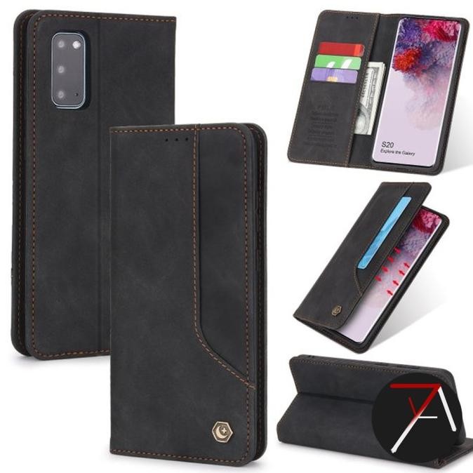 Siap Kirim Samsung S20 FE S20FE Flip Caseme POLA Dompet Kulit Leather Cover Case