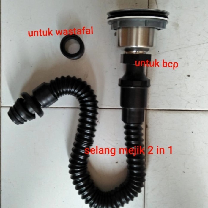 paket selang bak cuci piring dan afur stainless